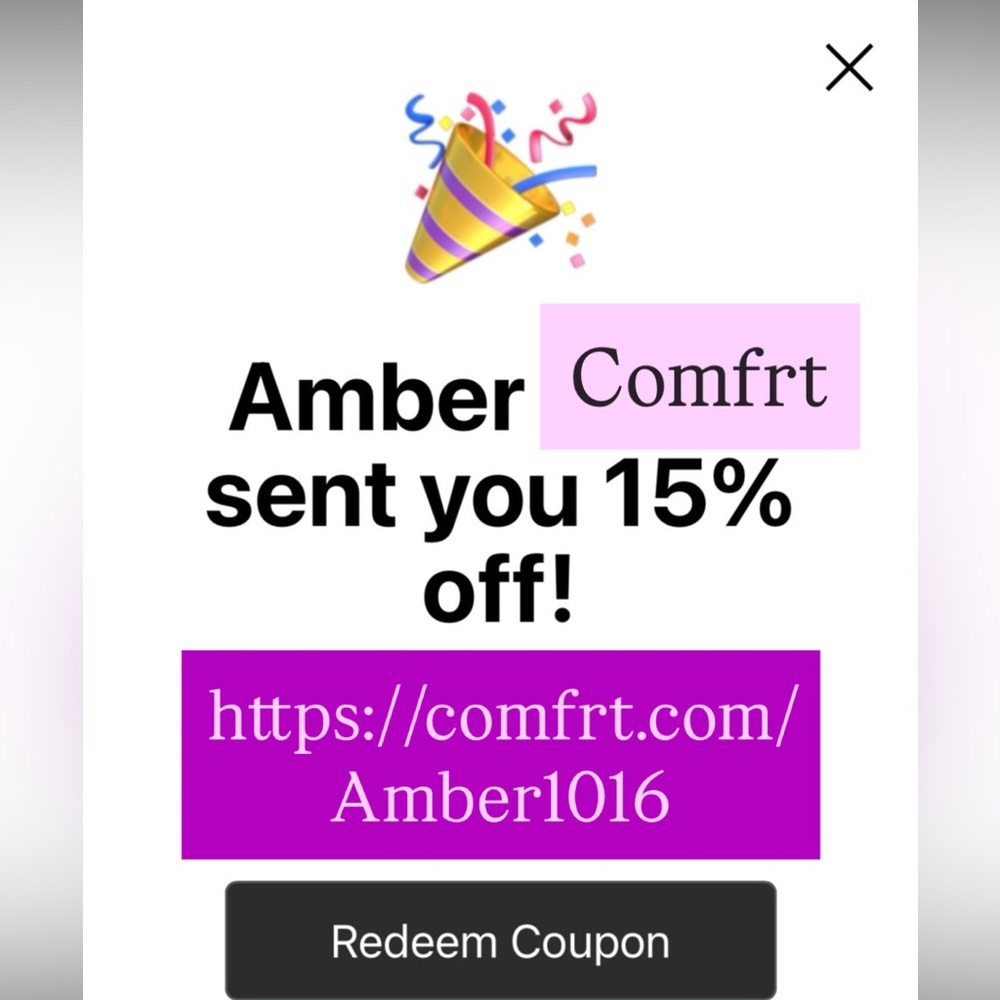 15% Off Comfort